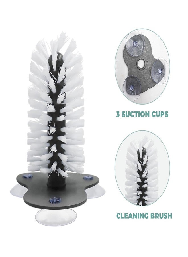 MHLLGN 2 Pack Turtle Brush Each with 3 Suction Cups for Tank, Aquatic Turtle Toys and Tortoise Habitat Accessories - Image 3